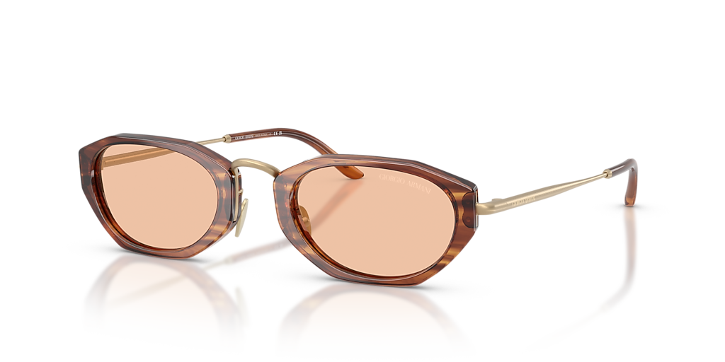 GIORGIO ARMAMI 『アルマーニ』 眼鏡 Giorgio Armani AR8242 L (50 - 23) with Brown lenses and Tortoise