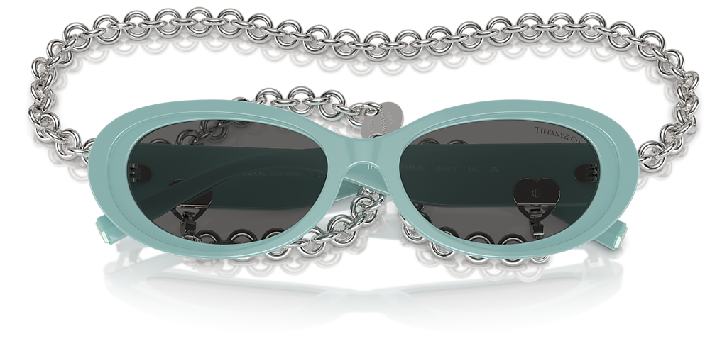 Tiffany & Co. TF4221 S (54 - 17) with Grey lenses and Blue frame