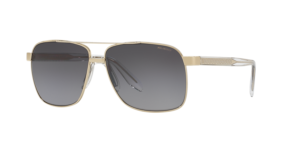 Versace VE2174 L (59 - 13) with Grey lenses and Gold frame