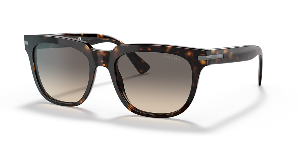 Prada PR 04YS XL (56 - 19) with Grey lenses and Tortoise frame