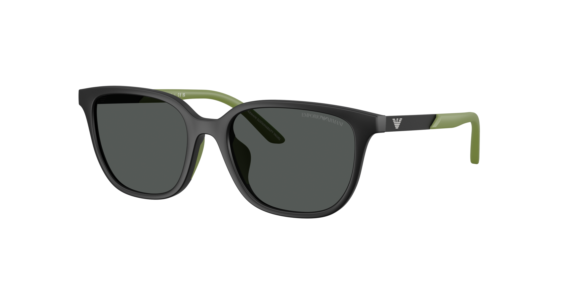 Emporio Armani Unisex Niño Gris Oscuro Sunglass Ek4006u - Color Del Marco: Negro Mate, Color De La Lente: