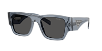 Prada PR 10ZS L (54 - 20) with Grey lenses and Grey frame