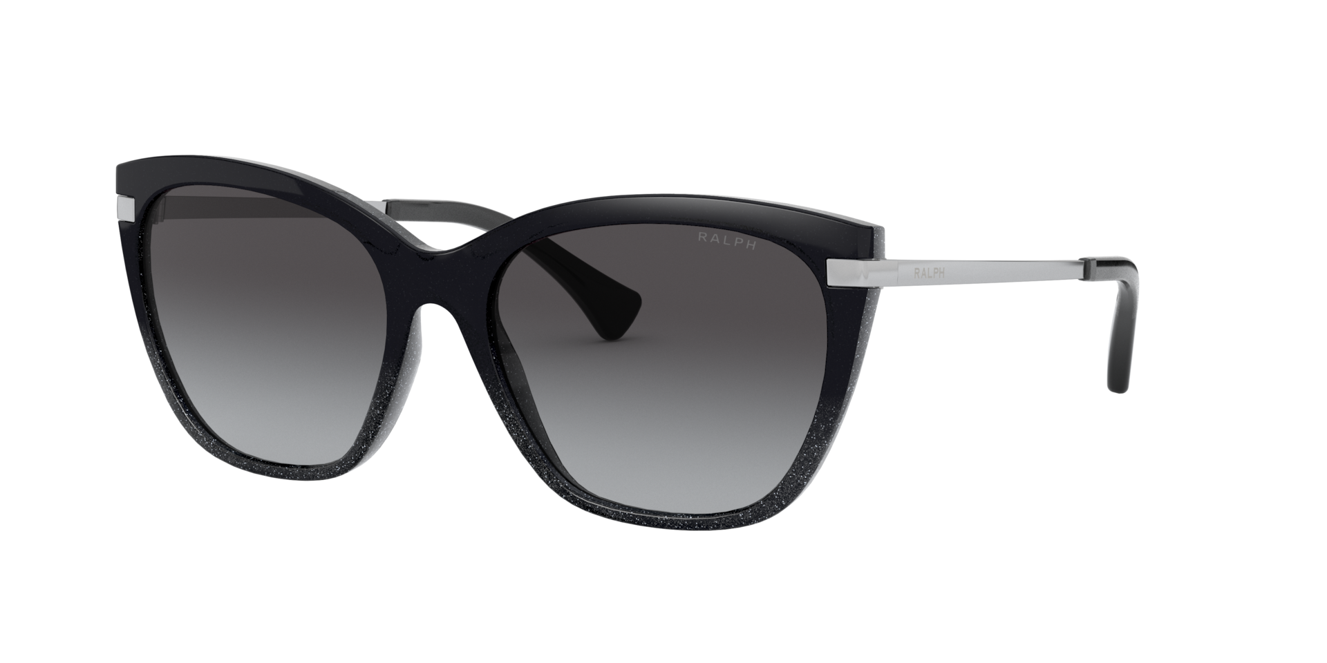 Ralph Femme Sunglass RA5267 - Couleur du Monture Paillet noir Couleur de Lentille Dgrad Gris 60 €