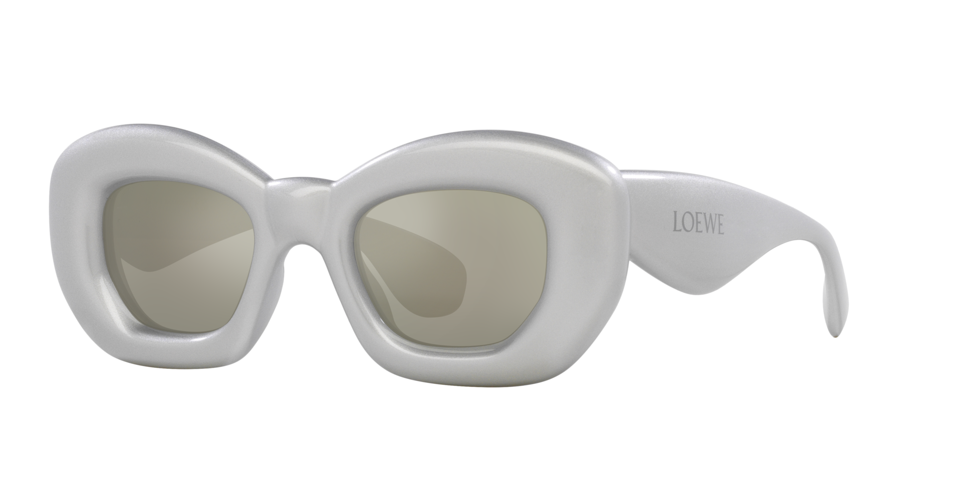 Loewe Homme Sunglass Inflated LW40117I - Couleur du Monture Gris Couleur de Lentille Gris 165 €