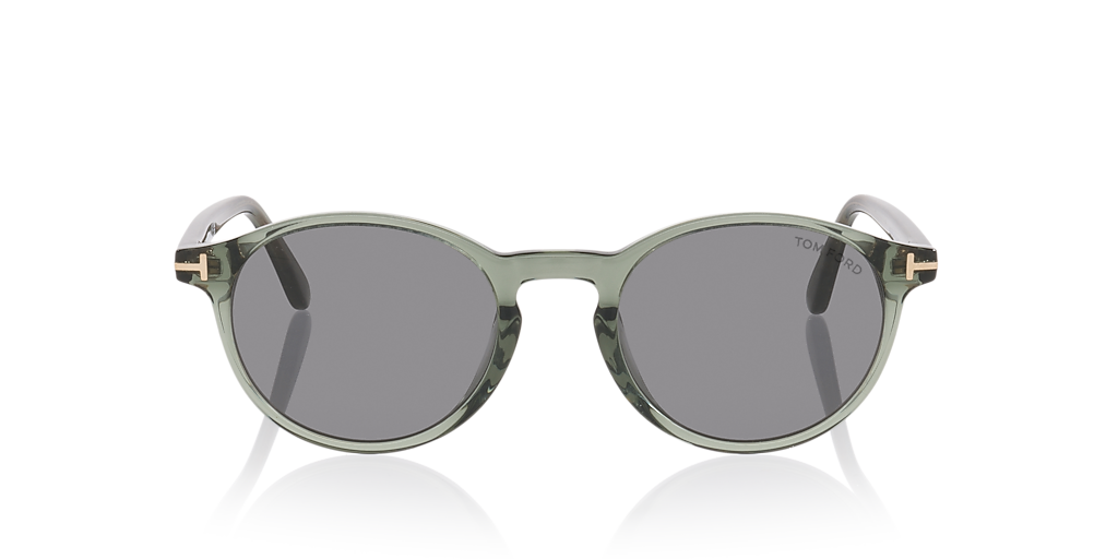 Tom Ford Prescott-02 XXL (51 - 21) with Grey lenses and Green