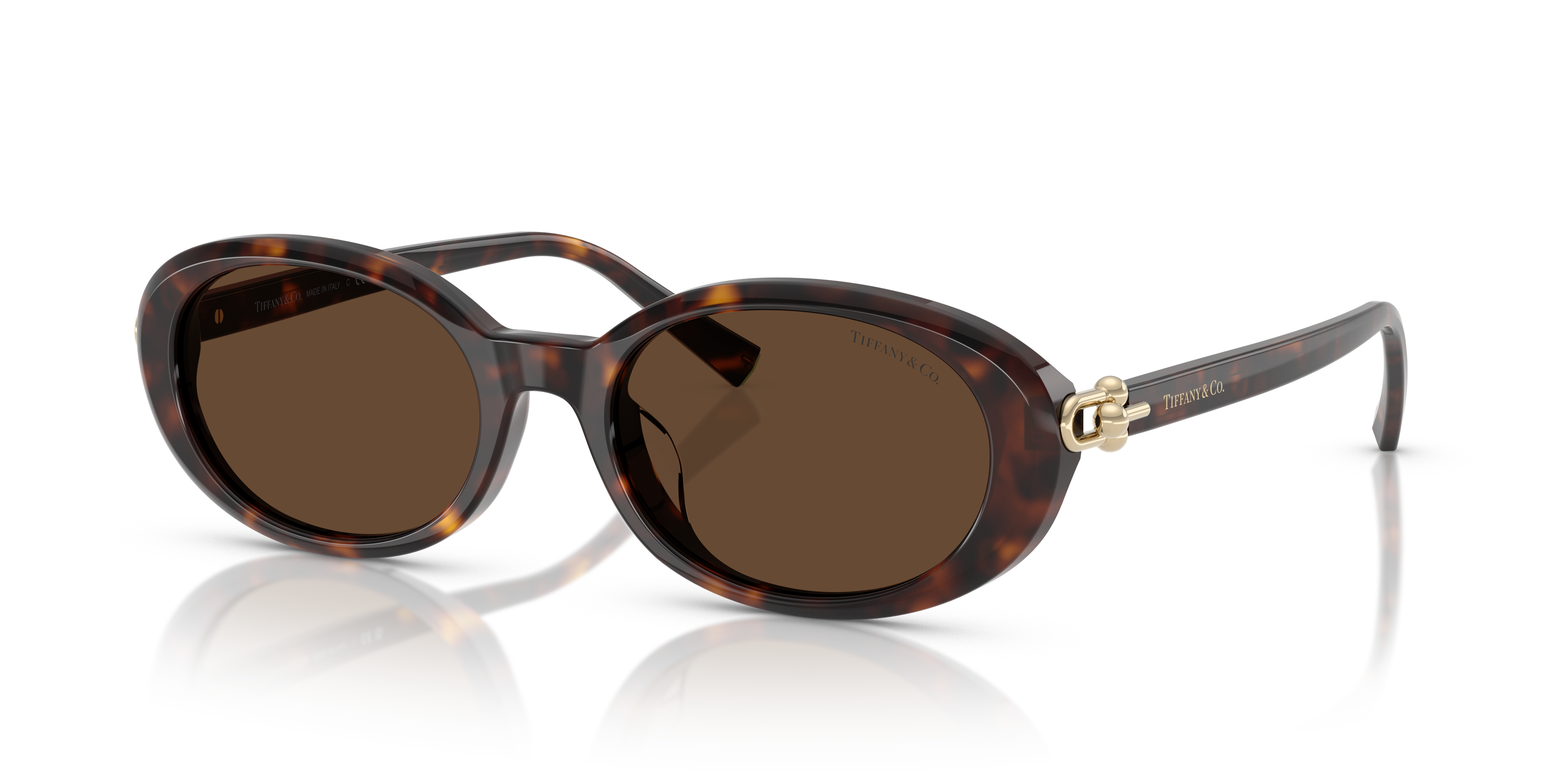 Tiffany & Co. TF4242D XXL (54 - 19) with Brown lenses and Tortoise