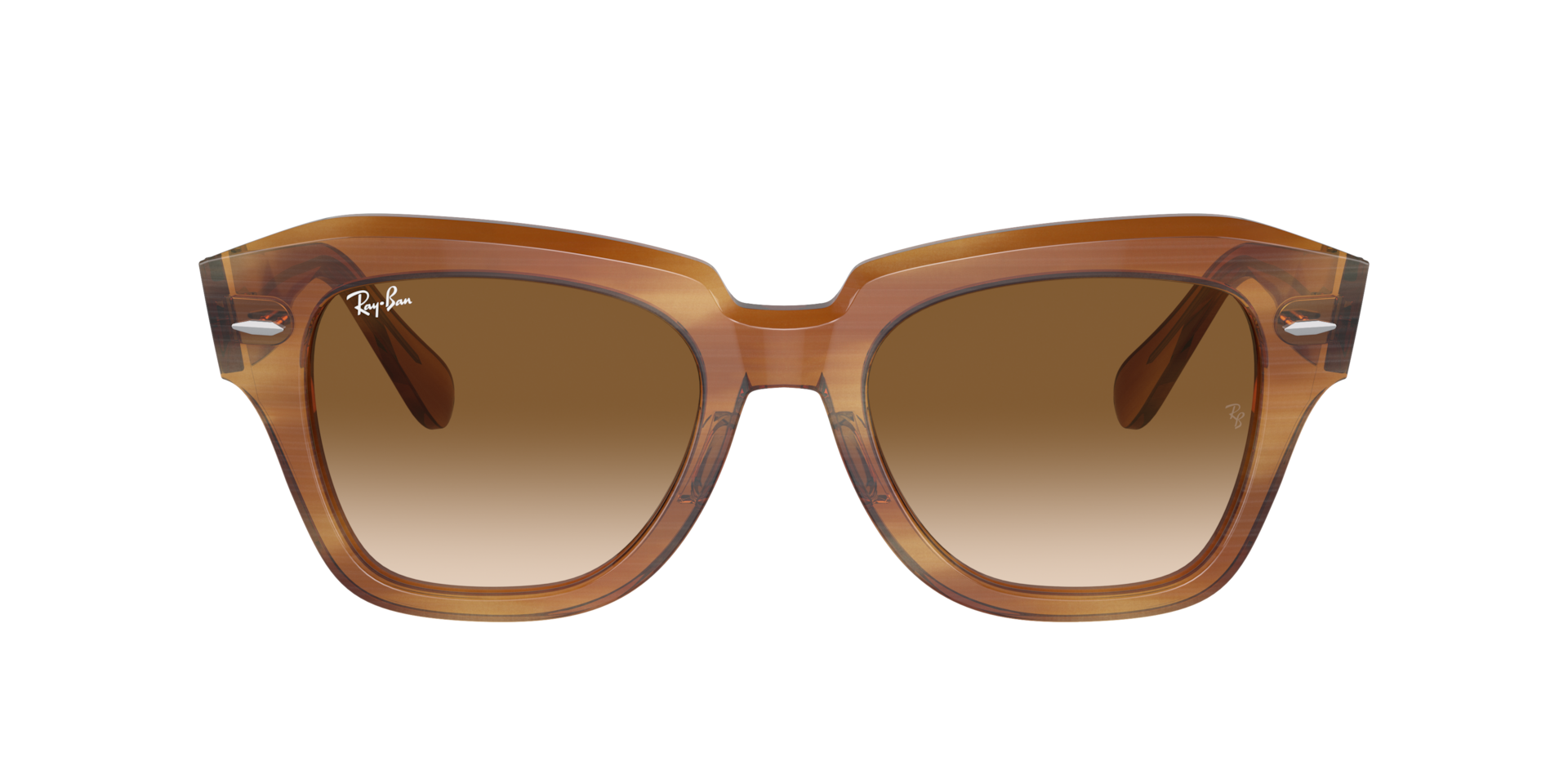 Ray-Ban State Street L (52 - 20) with Brown lenses and Tortoise