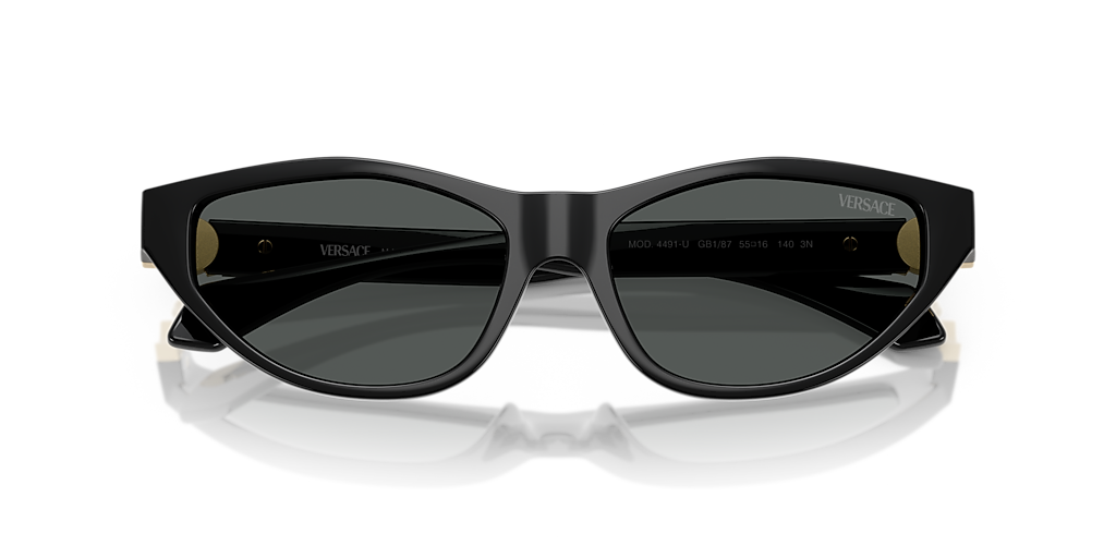Versace VE4491U L (55 - 16) with Grey lenses and Black frame  display picture 1