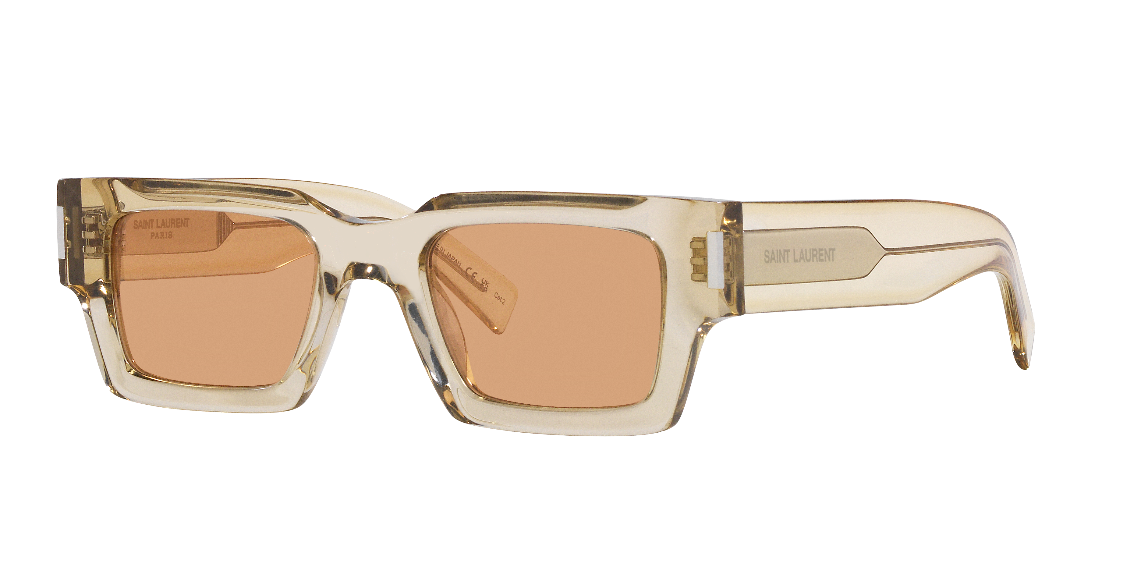 Saint Laurent SL 572 S (50 - 22) with Brown lenses and Yellow
