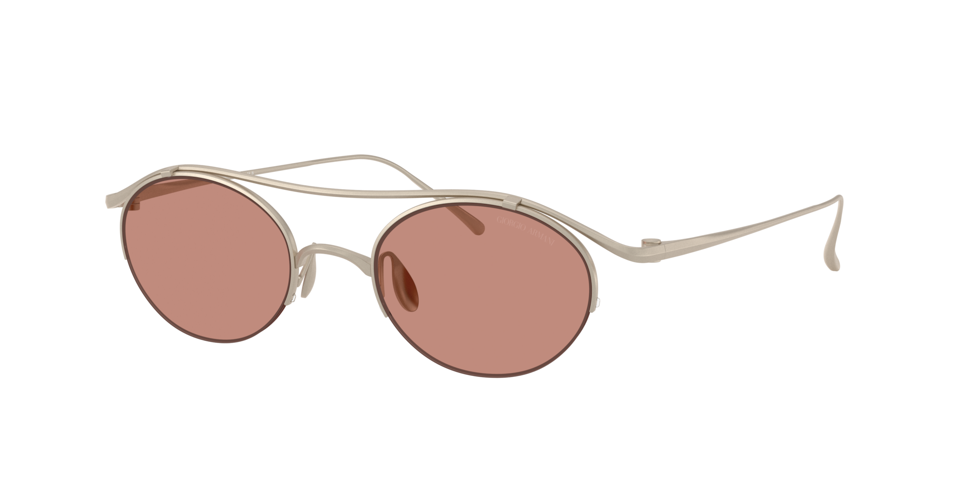 Giorgio Armani Man Sunglass AR6172T -  Frame color: Matte Bronze, Lens color: Dark Violet