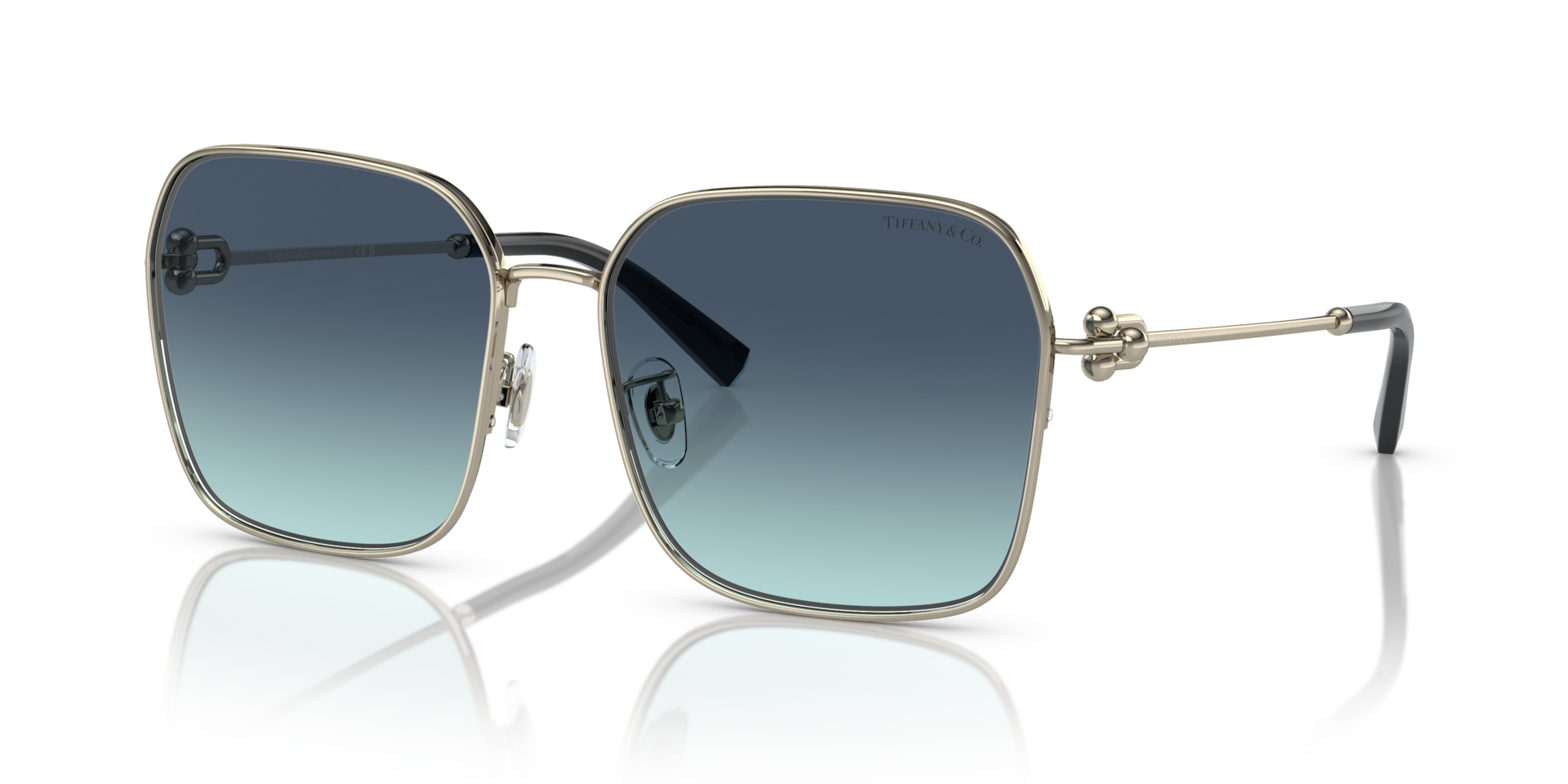 Tiffany & Co. TF3093D XXL (60 - 17) with Blue lenses and Gold