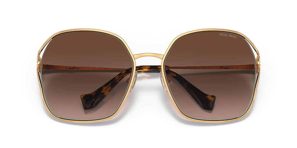 Miu Miu MU 52WS XL (60 - 19) with Brown lenses and Copper frame
