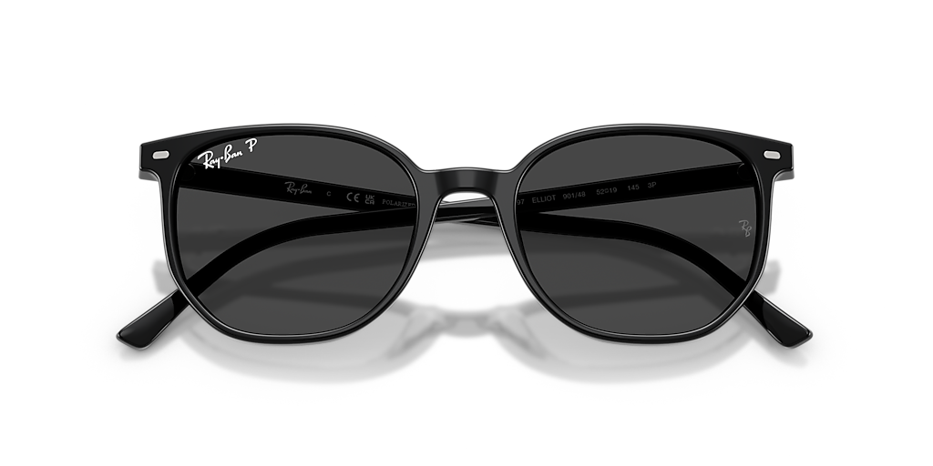 Ray-Ban Elliot S (52 - 19) with Black lenses and Black frame