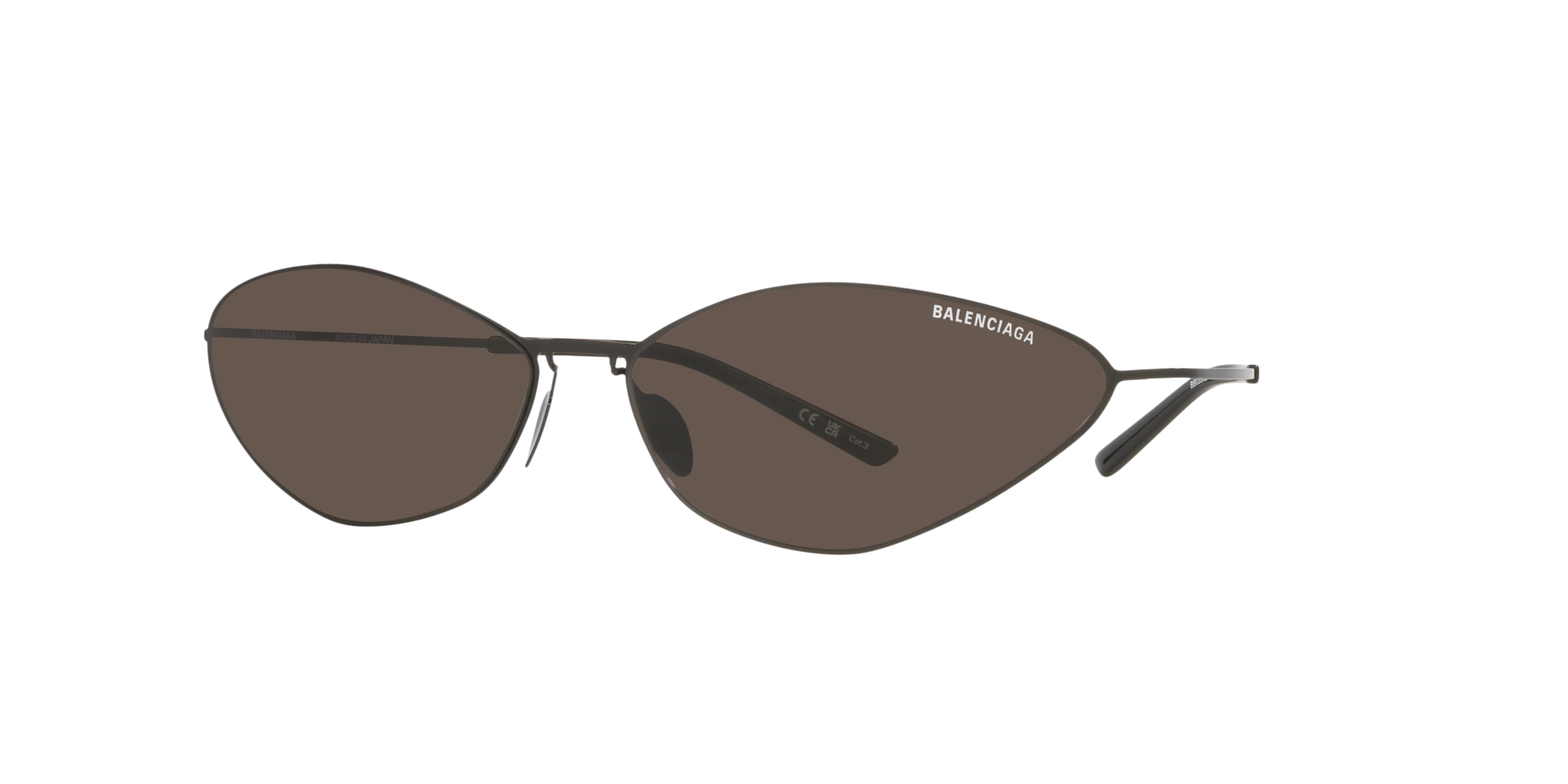Balenciaga Unisex Sunglass BB0350S - Couleur du Monture Noir Couleur de Lentille Gris 368 €