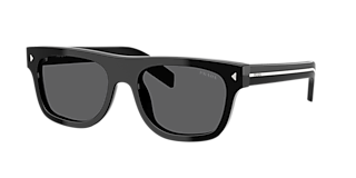Prada PR A17S L (54 - 19) with Grey lenses and Black frame