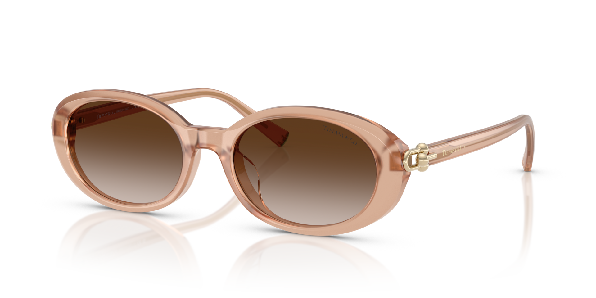 Tiffany & Co. TF4242D XXL (54 - 19) with Brown lenses and Pink