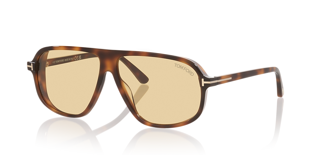Tom Ford Guillaume_Tr XXL (61 - 12) with Brown lenses and Tortoise
