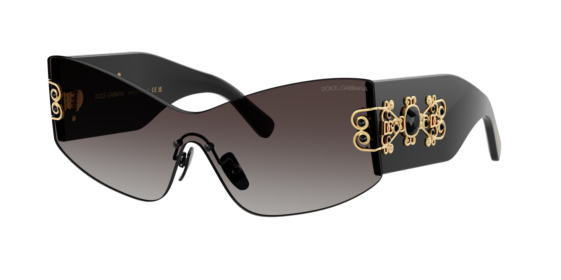 Dolce&Gabbana Woman Sunglass DG4526B -  Frame color: Black, Lens color: Grey Gradient