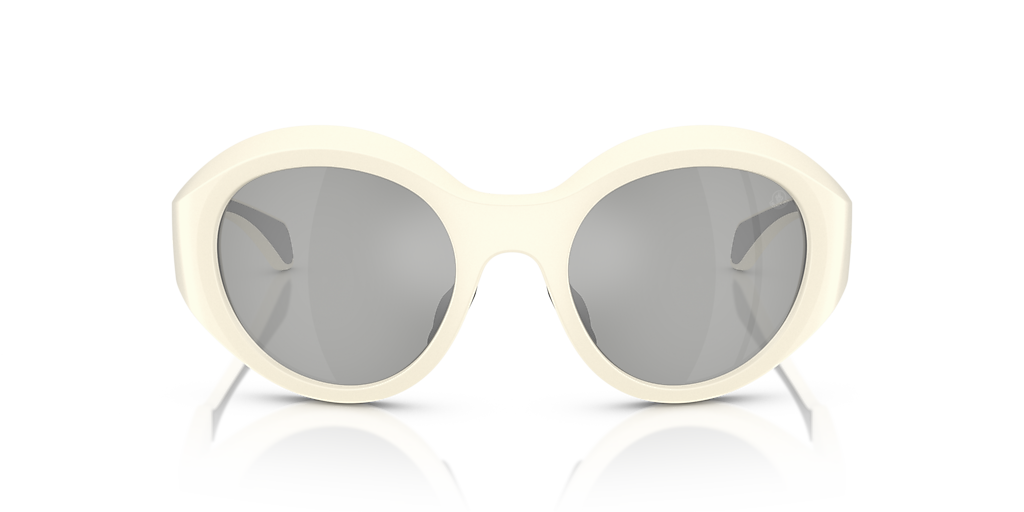 Moncler ME8005 Futuro S (51 - 20) com Lentes Prata e Armação