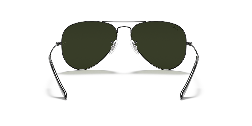 Ray-Ban Aviator Classic XL (58 - 14) with Green lenses and Grey