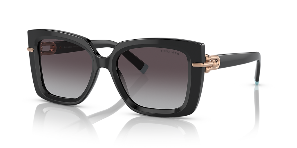Tiffany & Co. TF4199 XL (53 - 18) with Grey lenses and Black frame