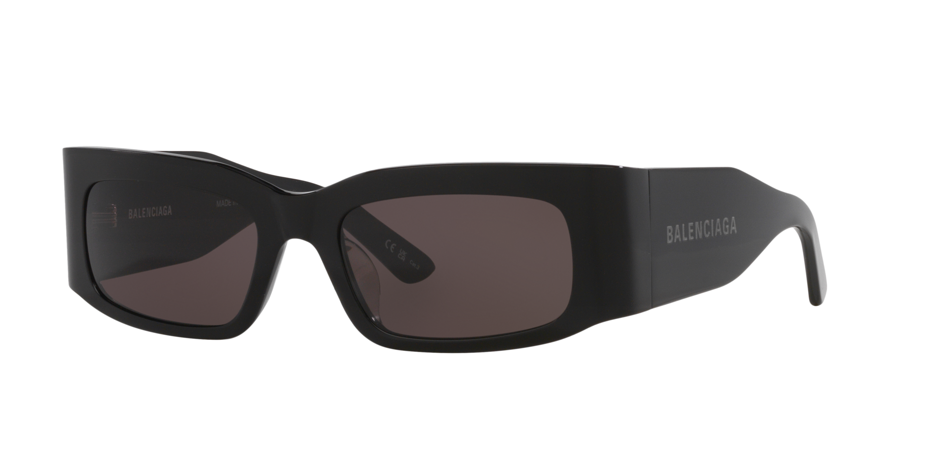 Balenciaga Unisex Sunglass BB0328S - Couleur du Monture Noir Couleur de Lentille Gris 242 €