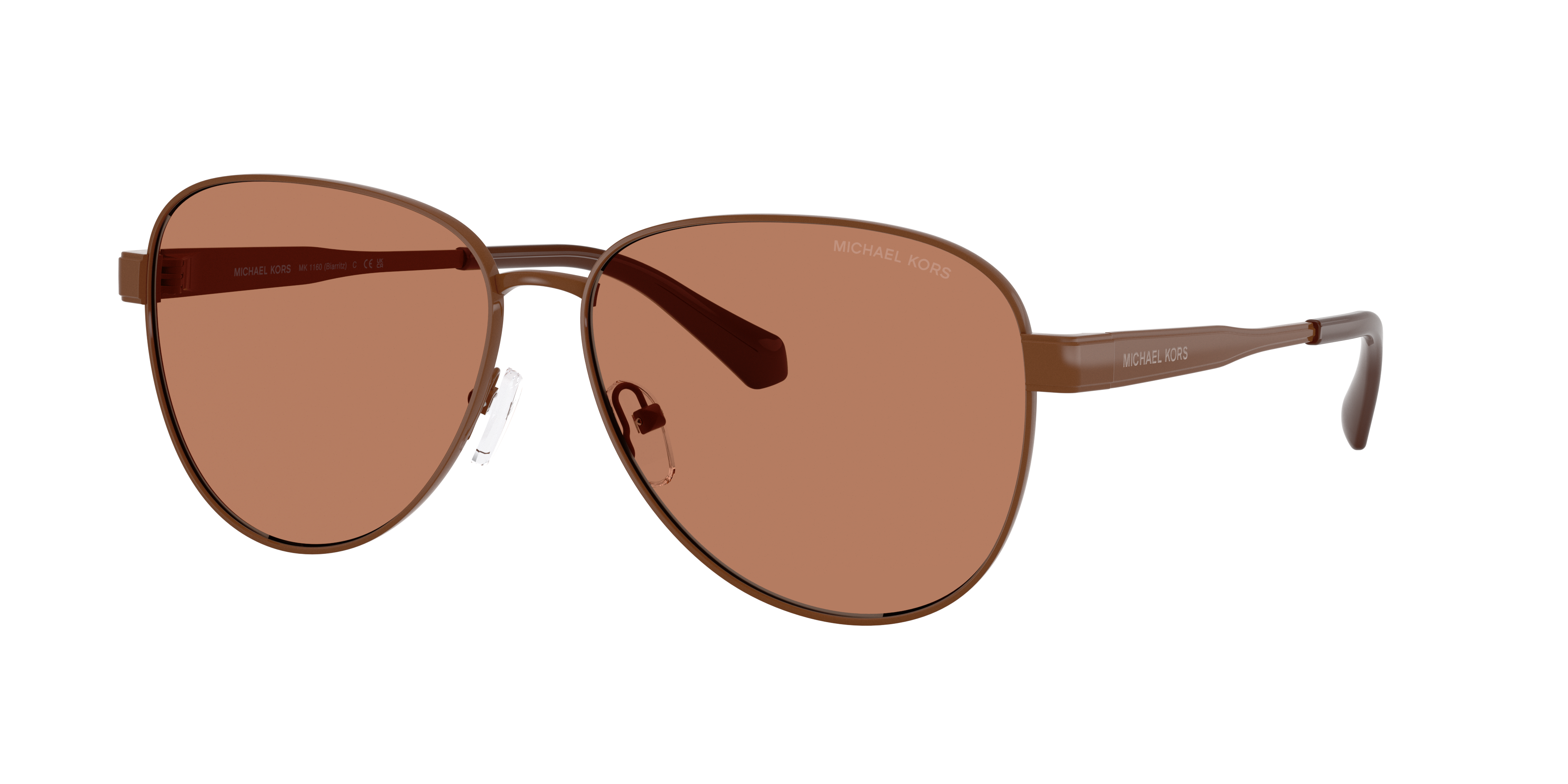 Michael Kors Woman Sunglass MK1160 Biarritz -  Frame color: Nutmeg, Lens color: Nutmeg Solid