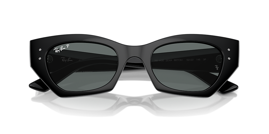 Ray-Ban Zena Bio-Based M (52 - 22) with Grey lenses and Black