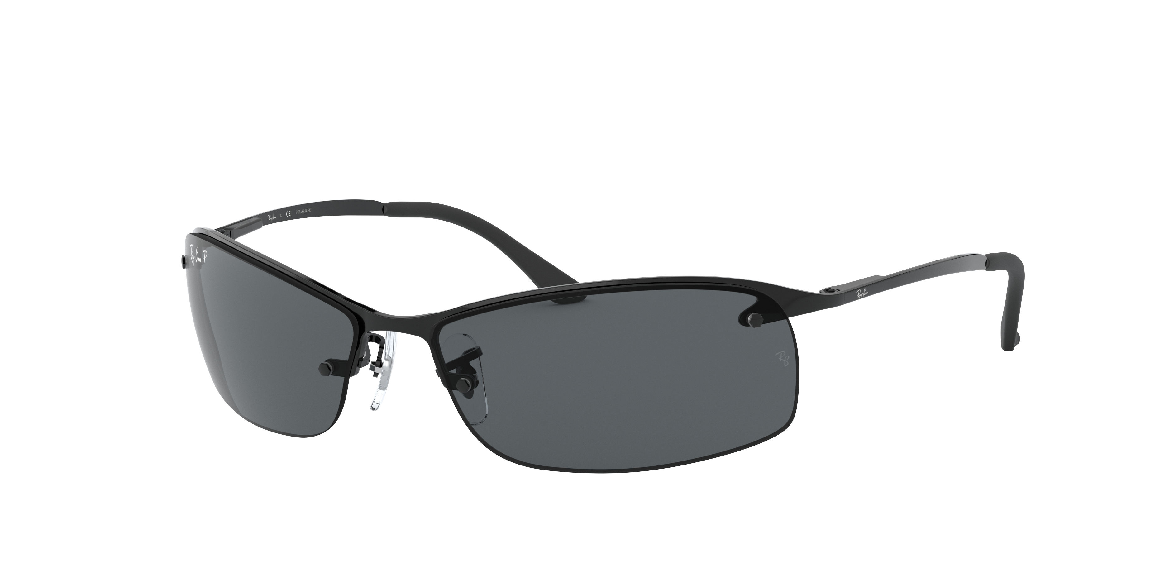 Ray-Ban RB3183 M (63 - 15) with Grey lenses and Black frame