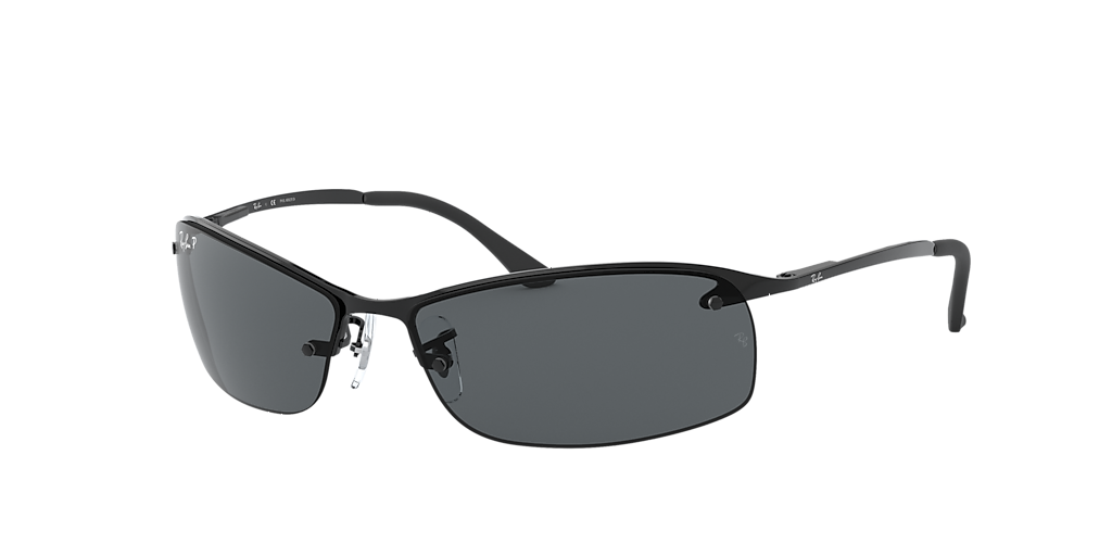 Ray-Ban RB3183 M (63 - 15) with Grey lenses and Black frame