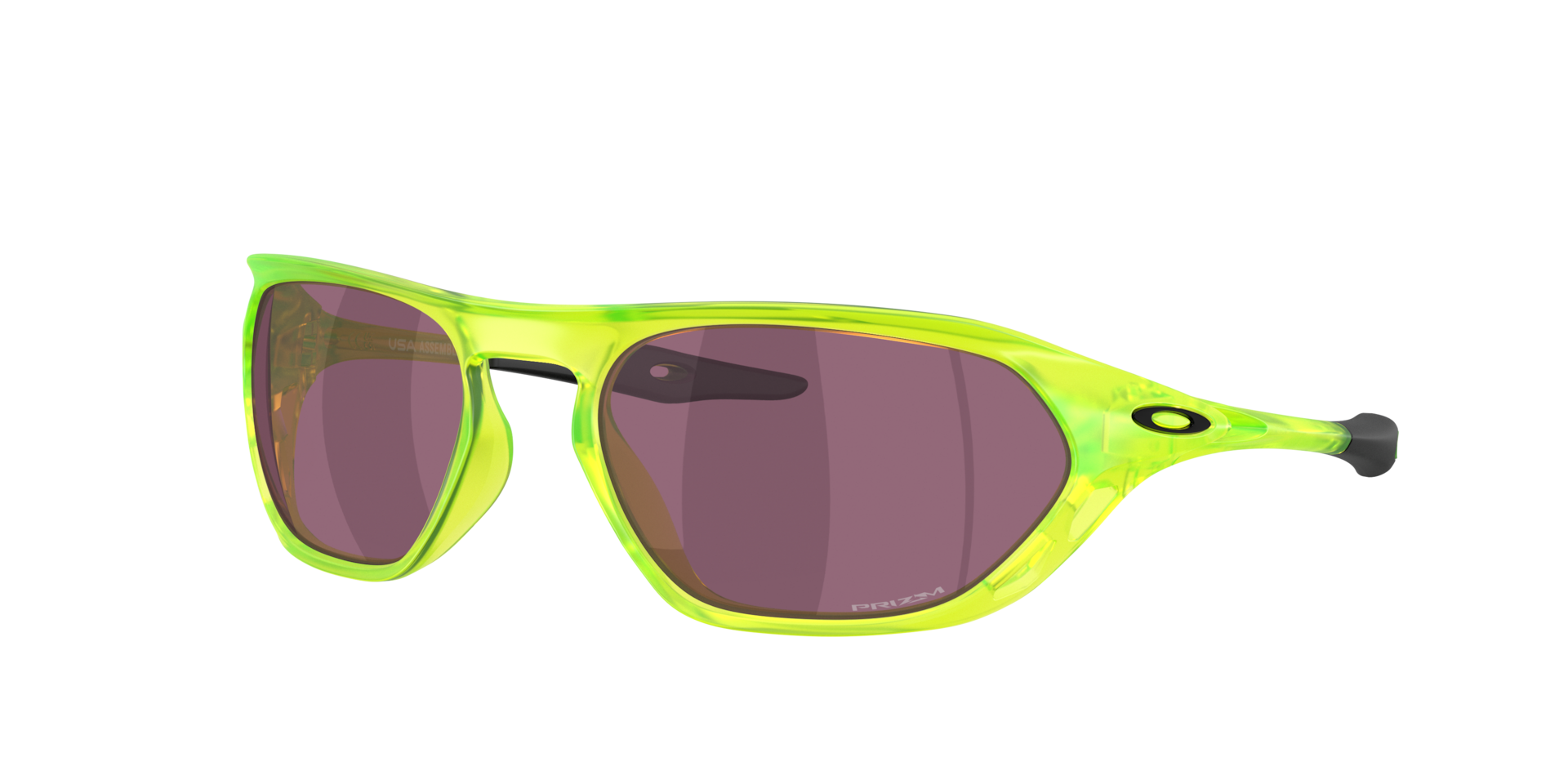 Oakley Unisex Sunglass Cage Jacket® - Couleur du Monture: Uranium mat, Couleur de Lentille: Prizm Road Noir