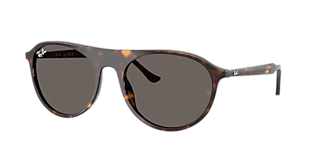 Ray-Ban RB4401D XXL (57 - 20) with Grey lenses and Black frame