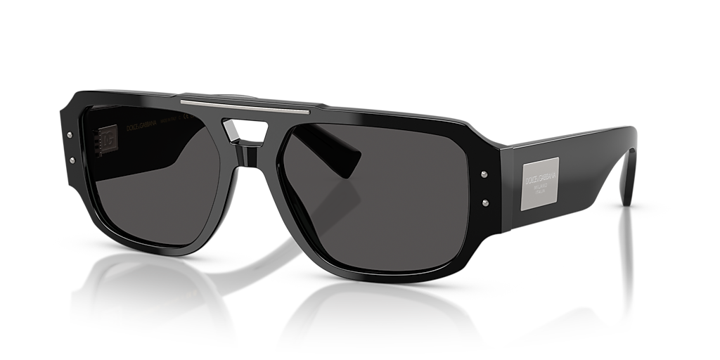 Dolce&Gabbana DG4482 XL (57 - 18) with Grey lenses and Black frame