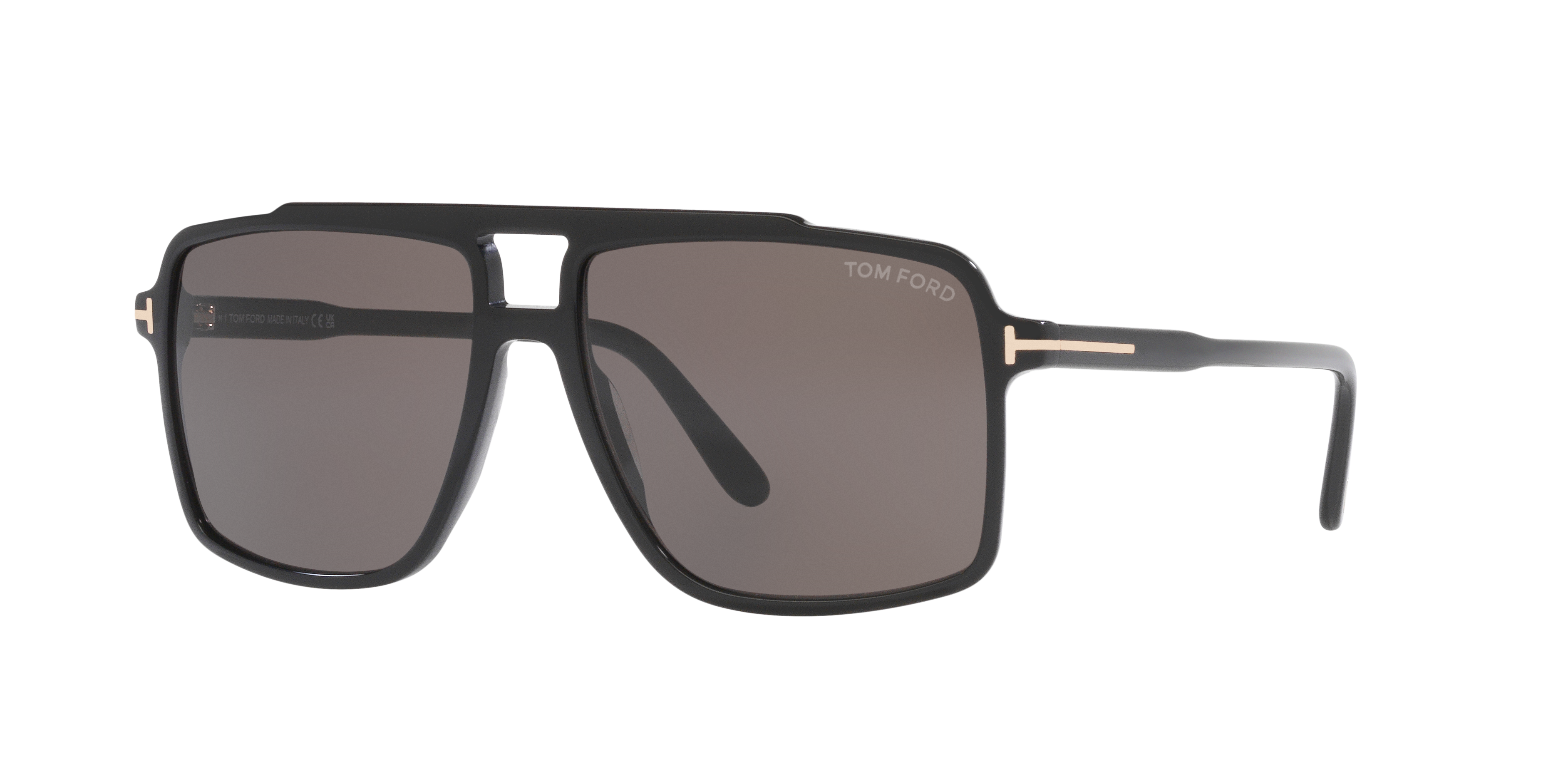 Tom Ford Kemp XXL (59 - 15) with Grey lenses and Black frame