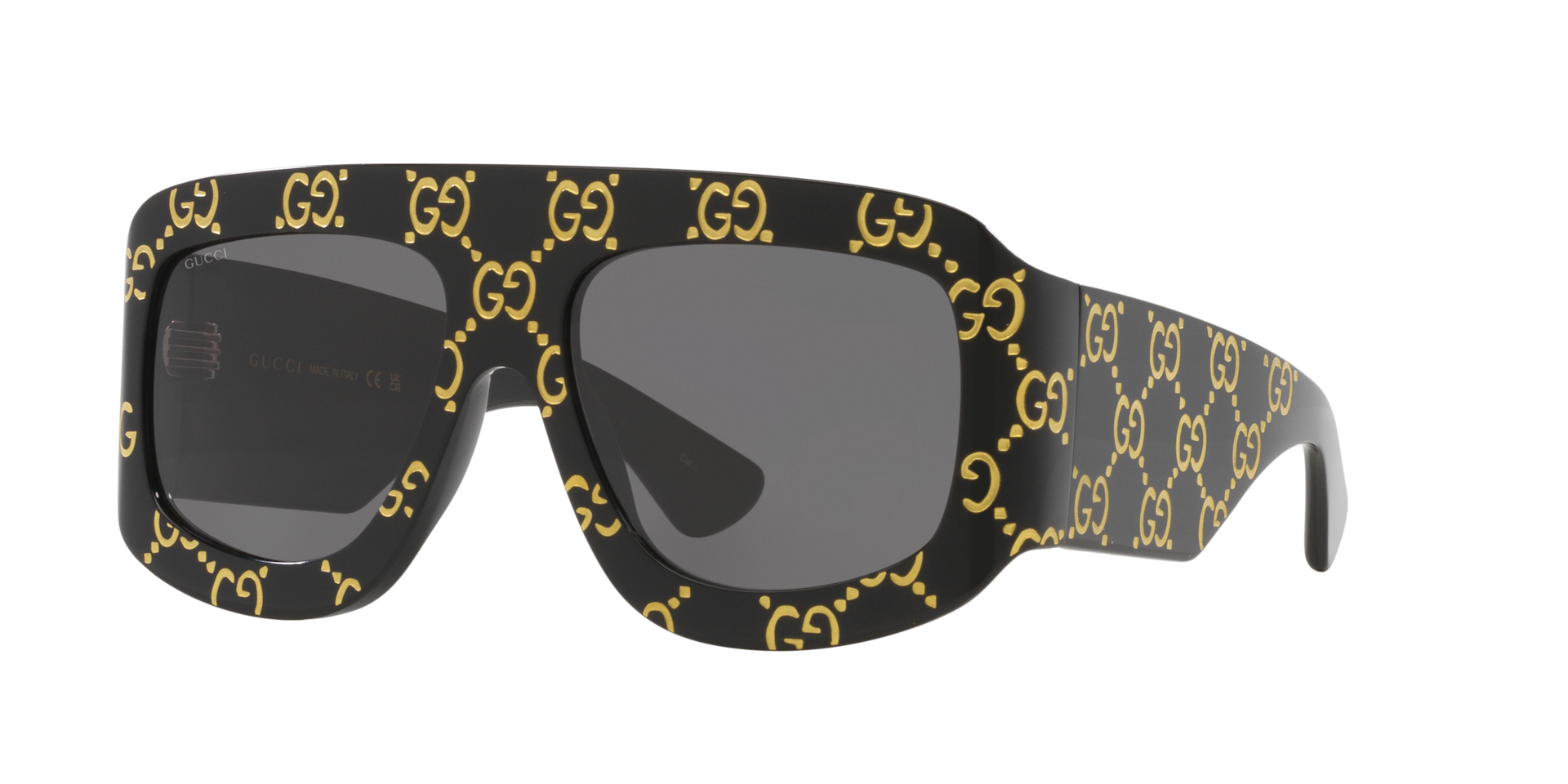 Gucci Homme Sunglass GG0983S - Couleur du Monture Noir Couleur de Lentille Gris 700 €