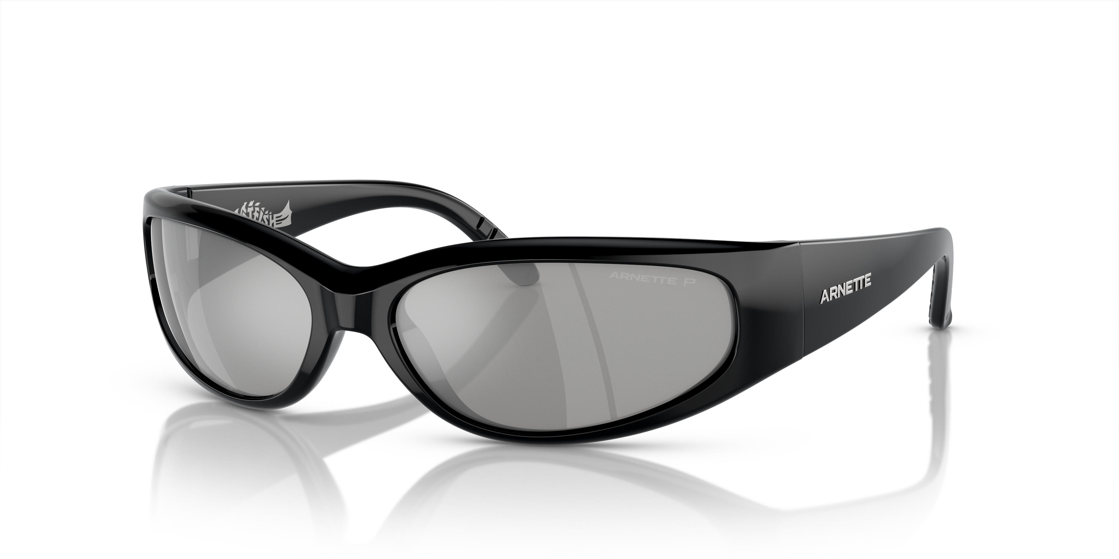 Arnette Catfish L (62 - 16) with Silver lenses and Black frame