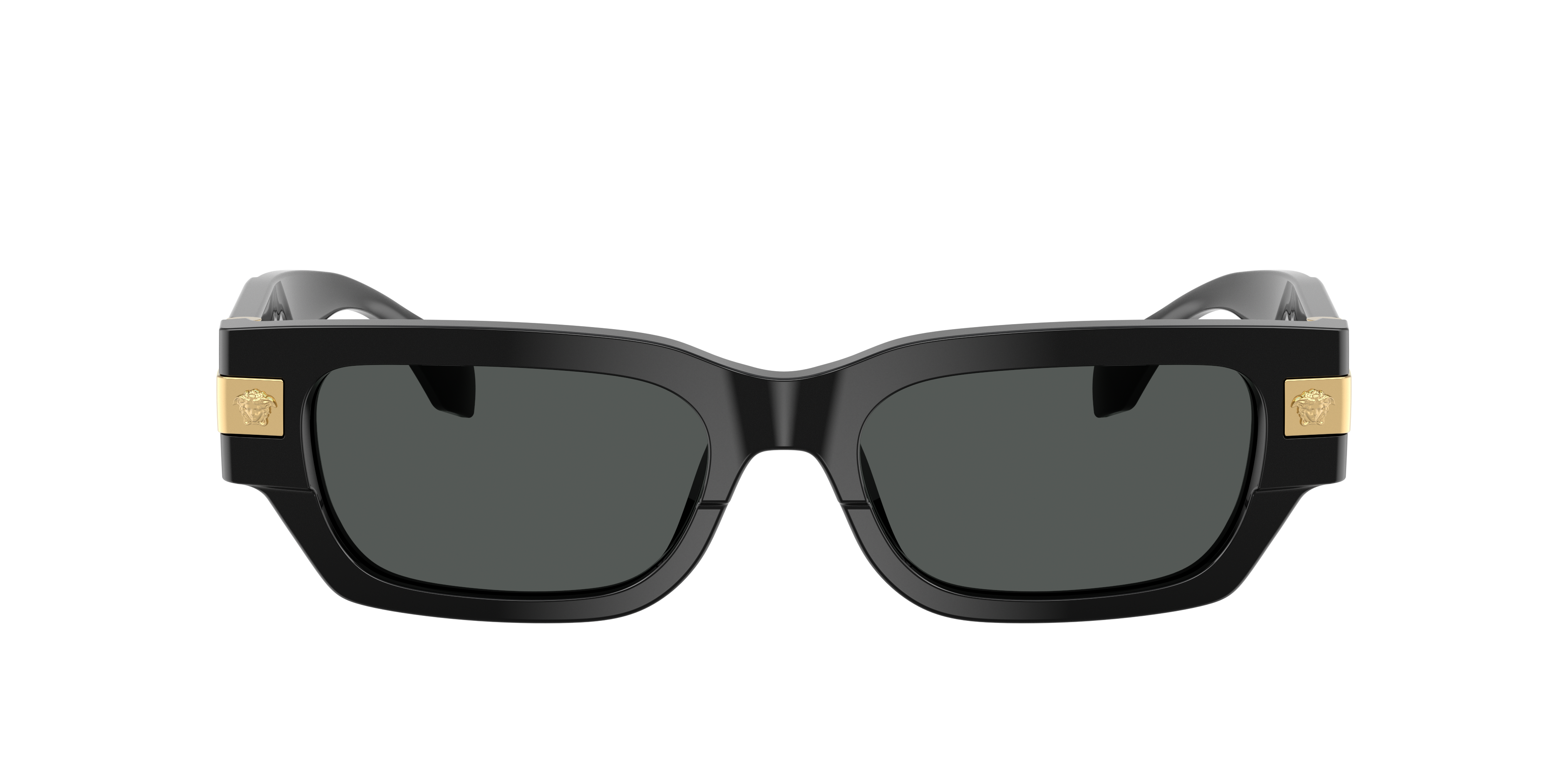 Versace VE4465 XXL (53 - 18) with Grey lenses and Black frame
