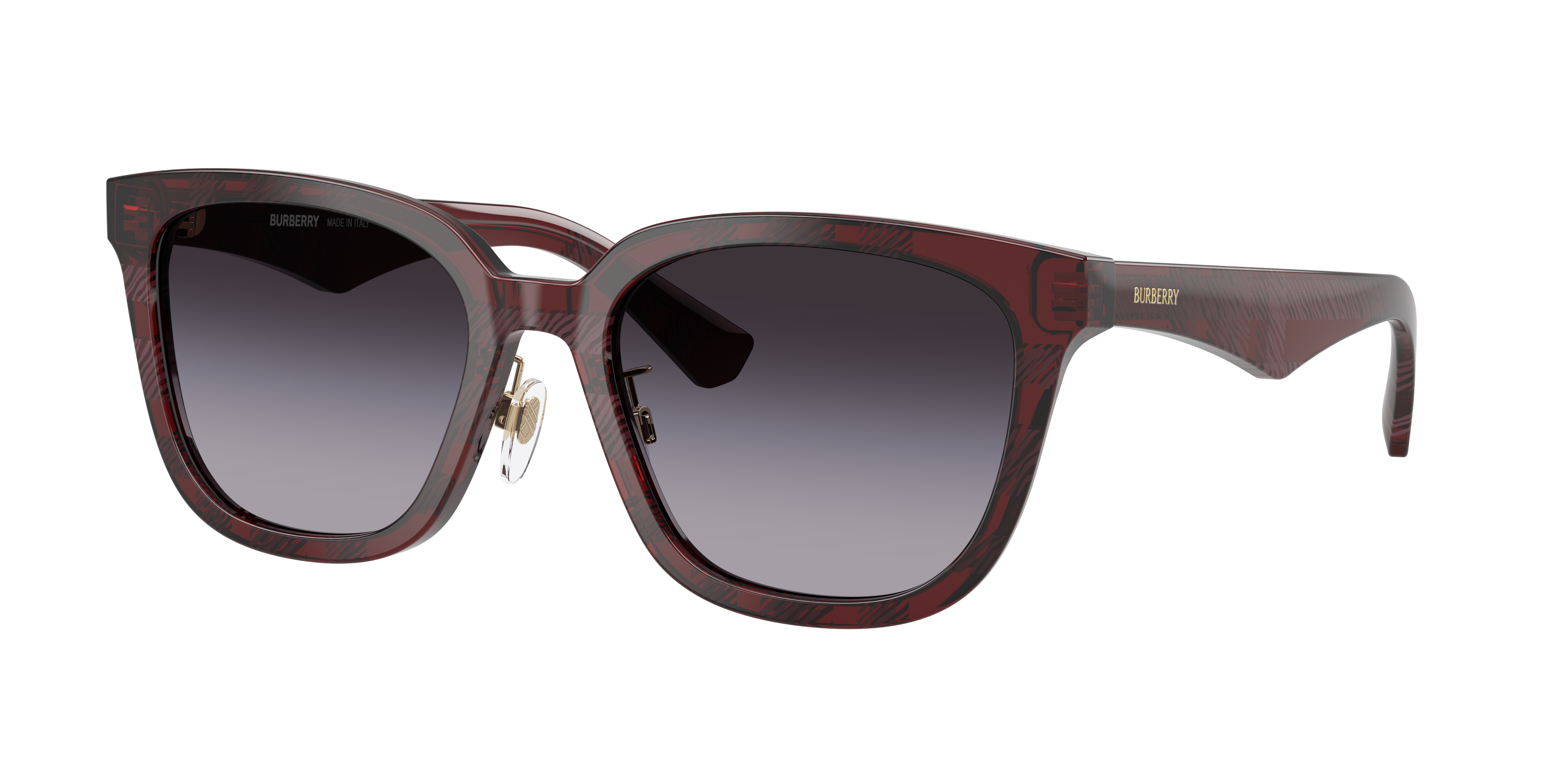 Burberry BE4446D XL (57 - 20) with Grey lenses and Red frame