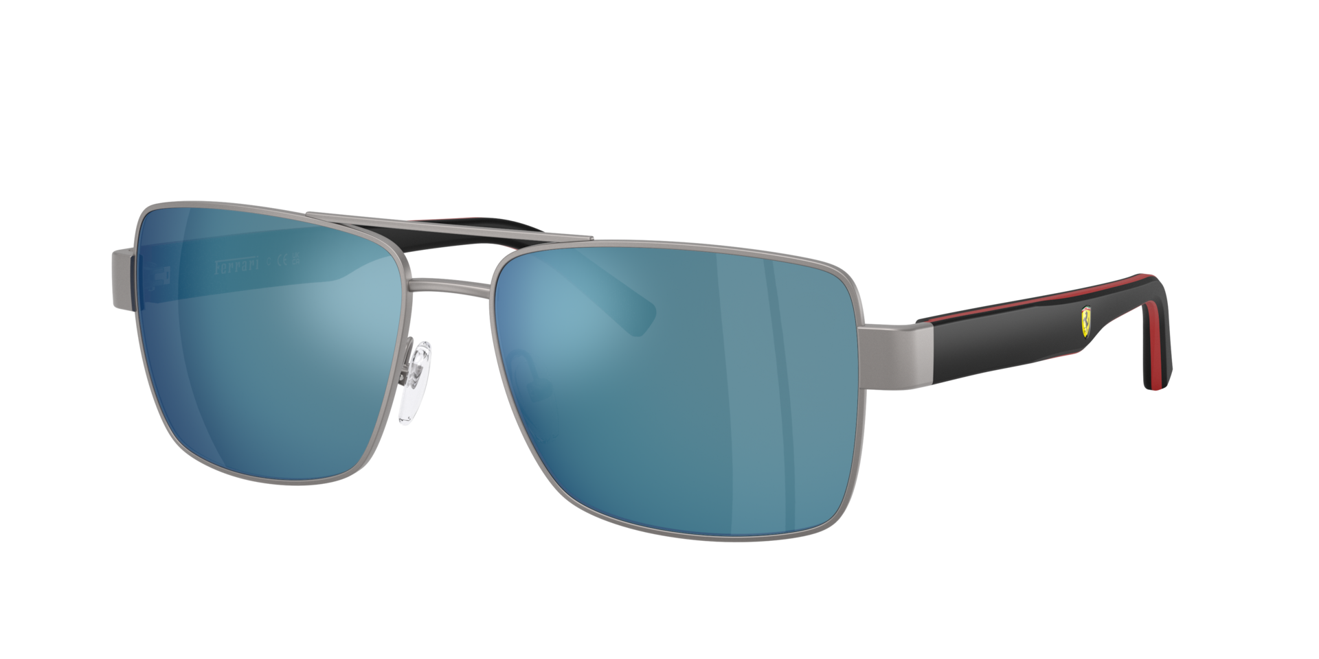 Scuderia Ferrari Man Sunglass FZ5005 -  Frame color: Matte Gunmetal, Lens color: Mirror Blue