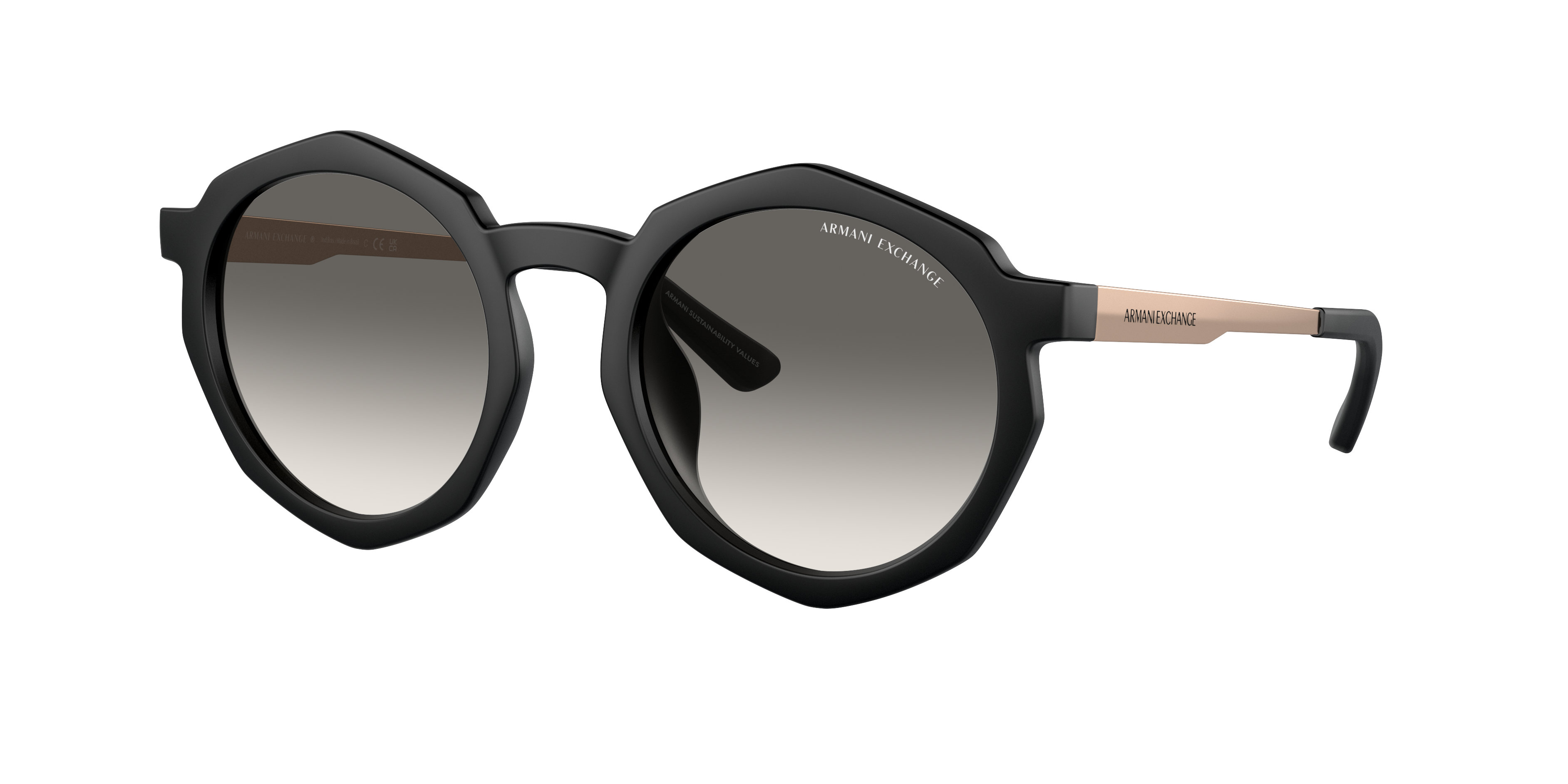 Armani Exchange AX4132SU L (51 - 21) with Grey lenses and Black