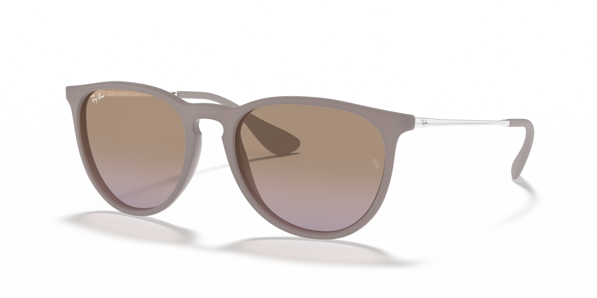Ray-Ban Erika Classic M (54 - 18) with Brown lenses and Brown