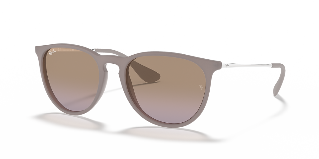 Ray-Ban Erika Classic M (54 - 18) with Brown lenses and Brown