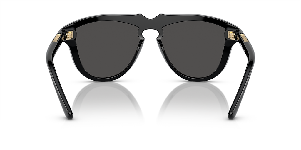 Burberry BE4417U M (58 - 16) with Grey lenses and Black frame