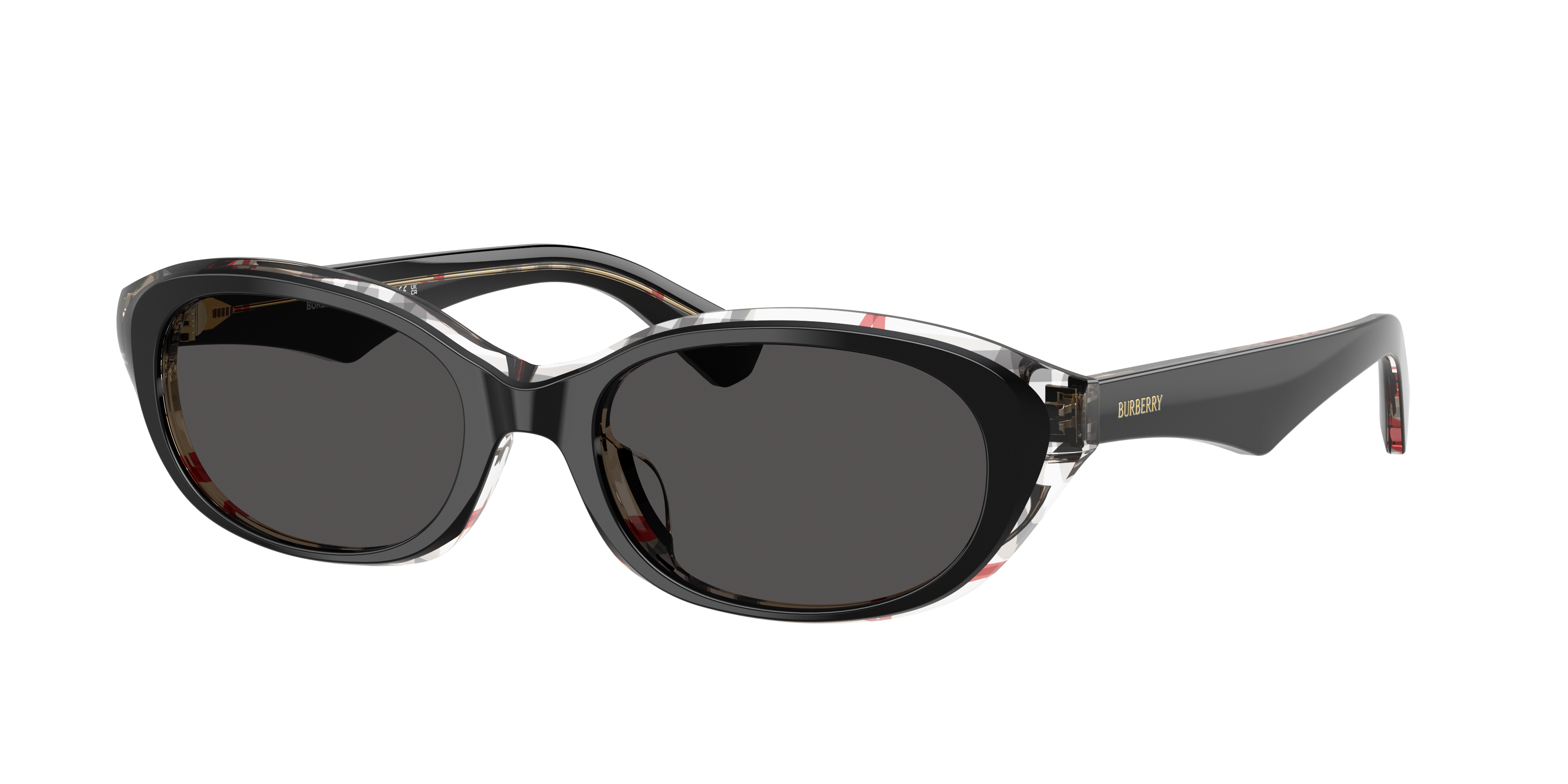 Burberry BE4447D XL (55 - 19) with Grey lenses and Black frame Burberry BE4447D XL (55 - 19) with Grey lenses and Black frame