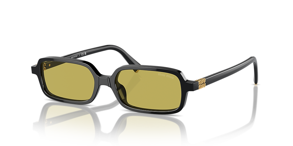 Miu Miu MU 11ZS S (51 - 16) with Green lenses and Black frame