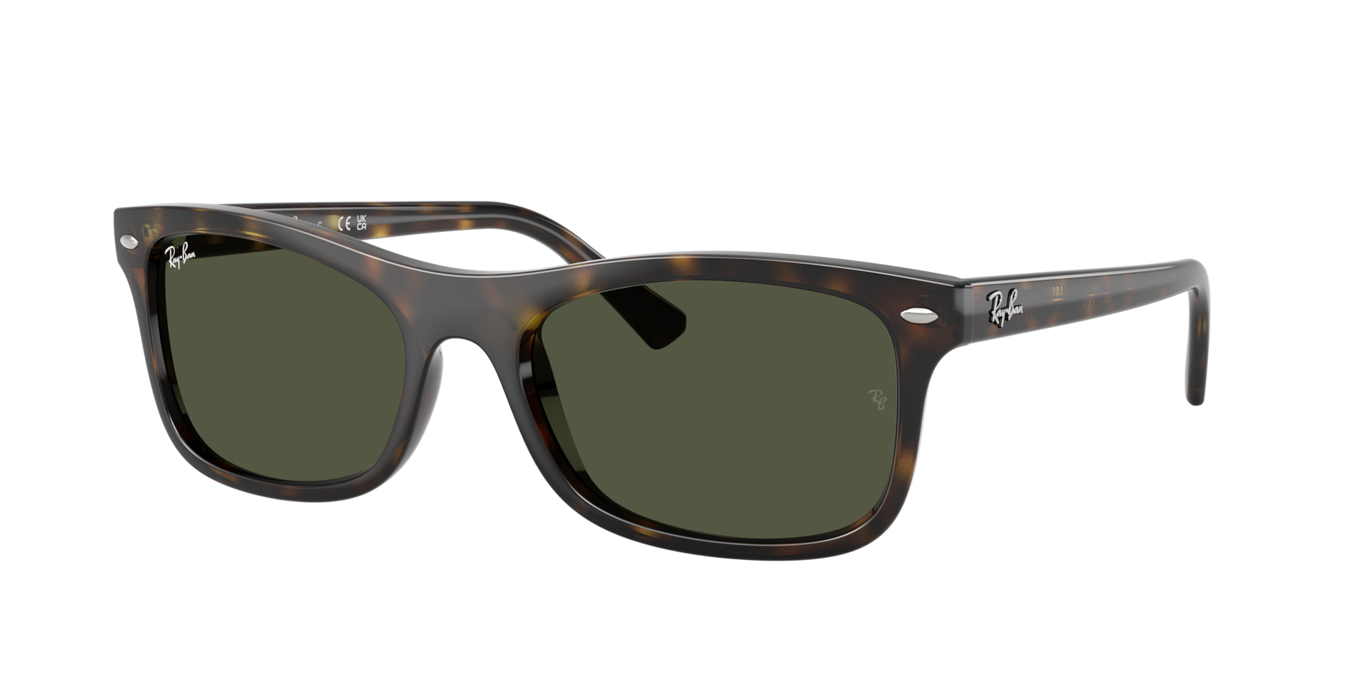 Ray-Ban Unisex Sunglass RB2226 -  Frame color: Havana, Lens color: Green