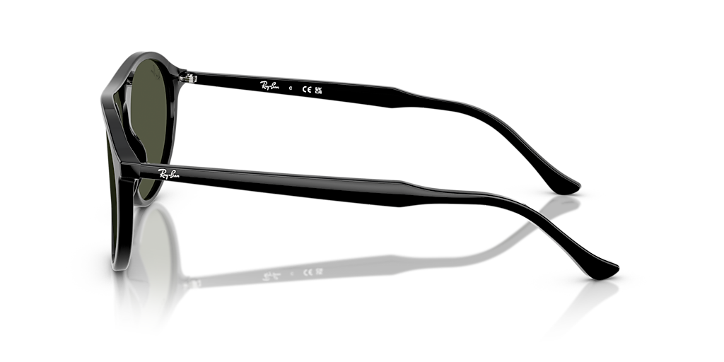 Ray-Ban RB2215 XL (56 - 20) with Green lenses and Black frame