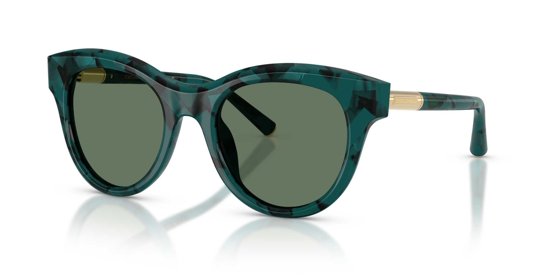 Dolce&Gabbana DG4518 S (52 - 21) with Green lenses and Green frame