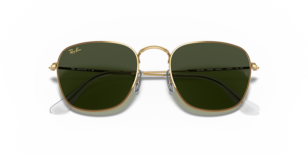 Ray-Ban Frank S (51 - 20) with Green lenses and Gold frame