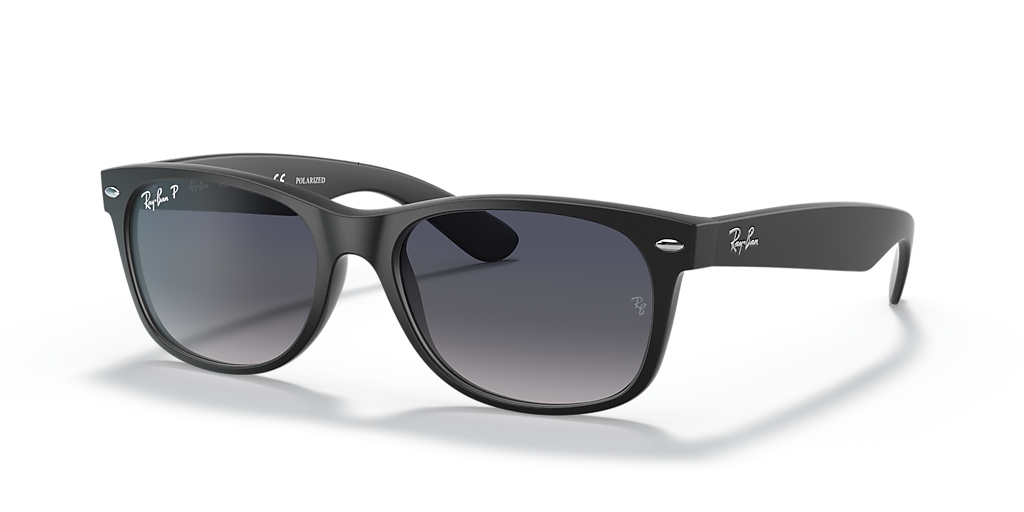 Ray-Ban New Wayfarer Classic M (55 - 18) with Blue lenses and